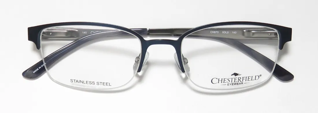 Chesterfield 870 0dl9 Eyeglasses Matte Navy 51mm Unisex 2