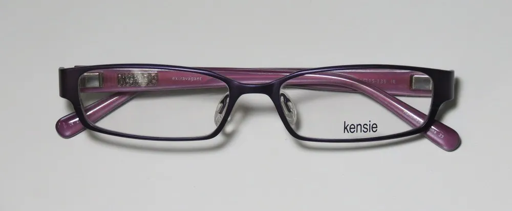 Kensie Extravagant ir Eyeglasses Matte Purple 49mm Women 2