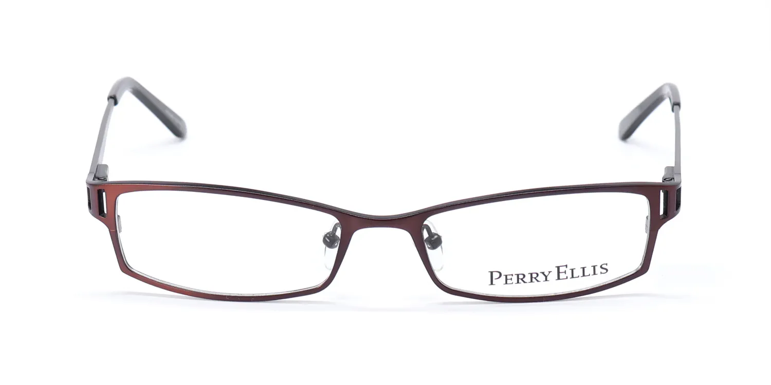 Perry Ellis Pe 233a-3 br/bk Eyeglasses Brown 53mm 3