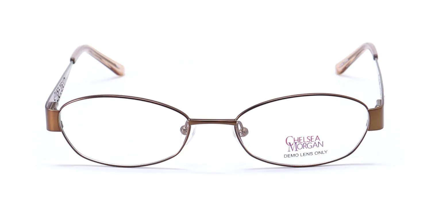 Chelsea Morgan Cm803 brown Eyeglasses Brown 52mm 3