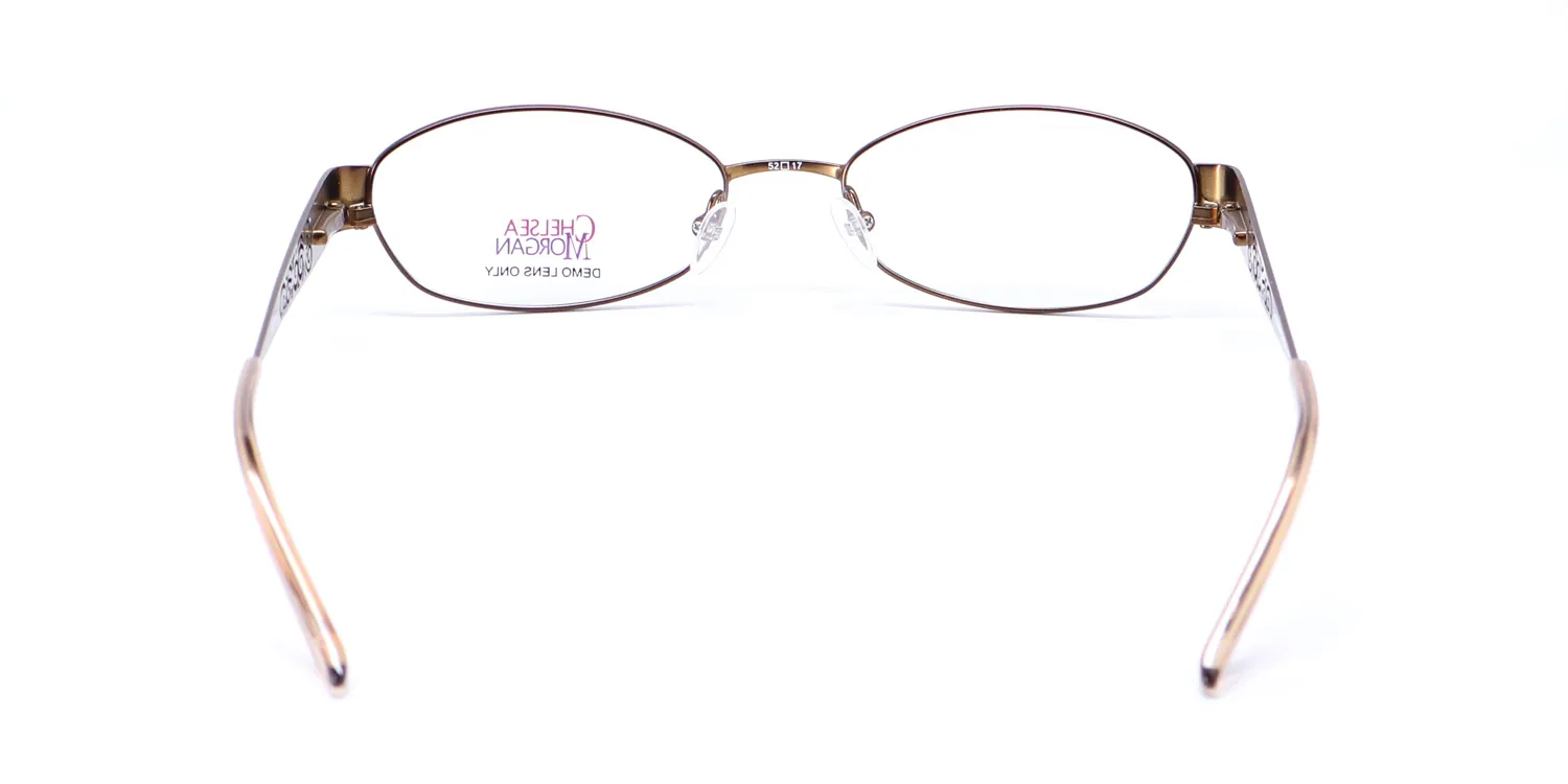 Chelsea Morgan Cm803 brown Eyeglasses Brown 52mm 5