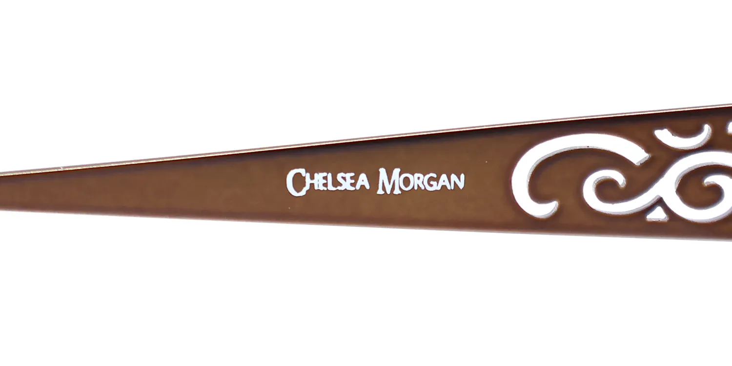 Chelsea Morgan Cm803 brown Eyeglasses Brown 52mm 8