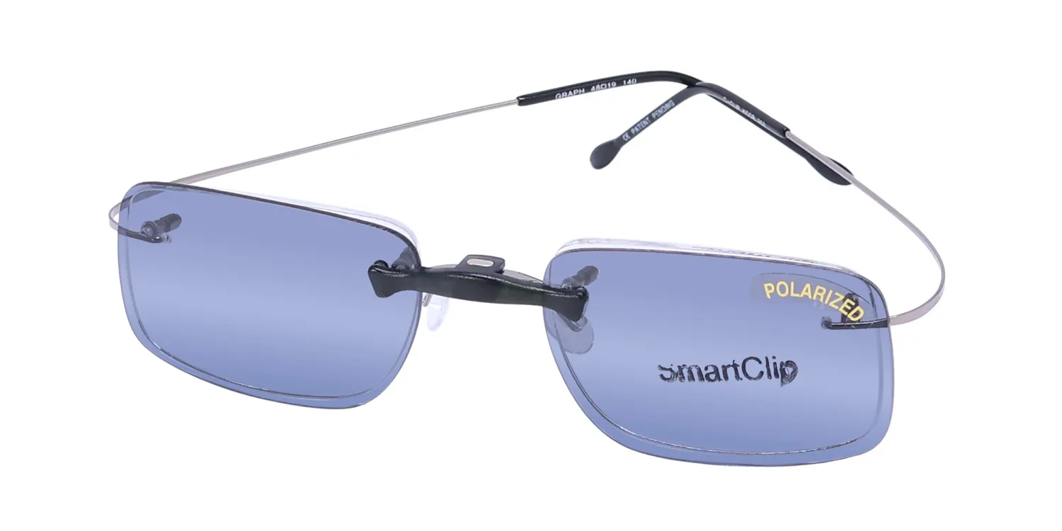 Elite Eyewear C-Clip 253 graph Eyeglasses Graphite 48mm Unisex