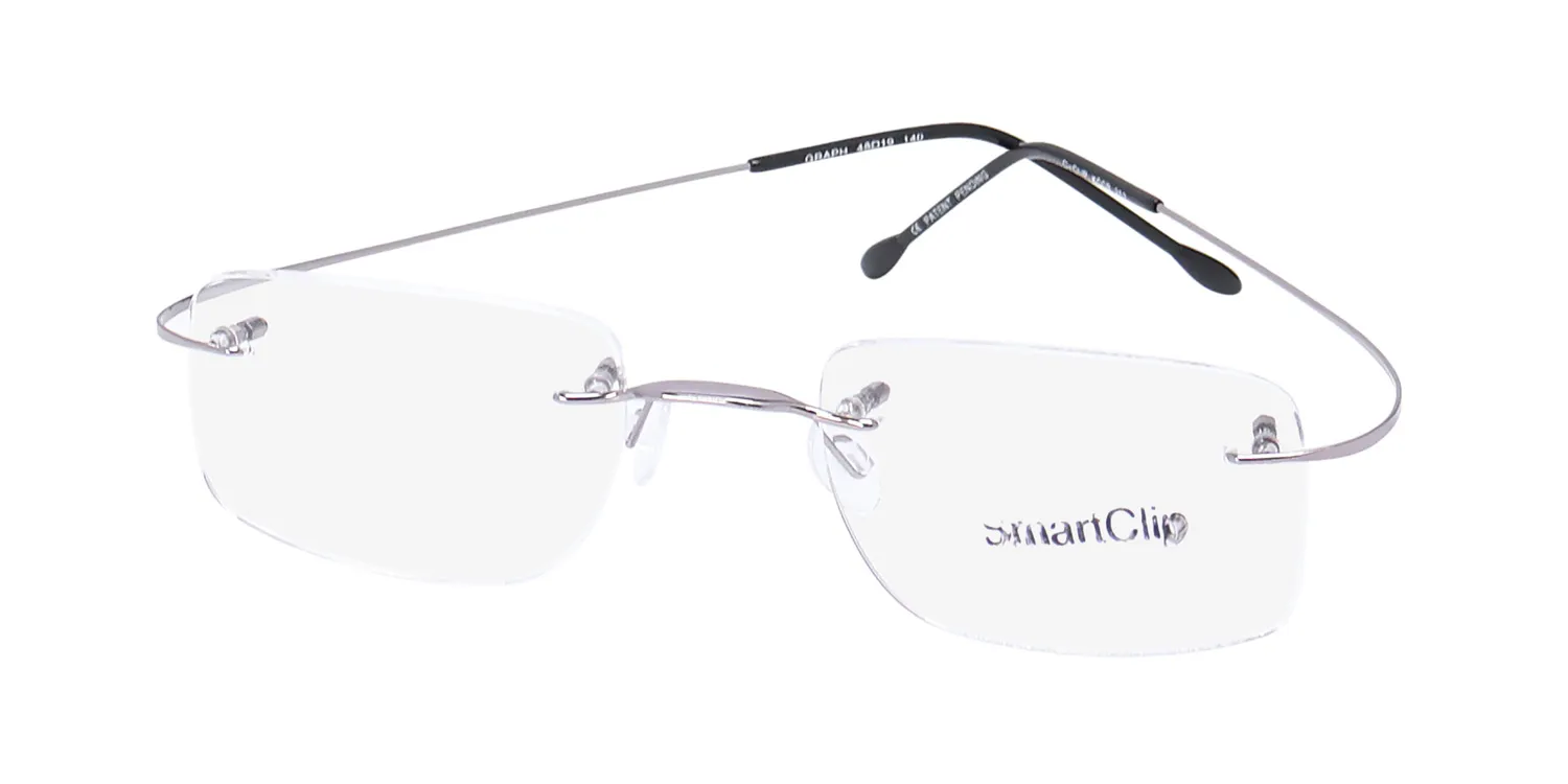 Elite Eyewear C-Clip 253 graph Eyeglasses Graphite 48mm Unisex 2