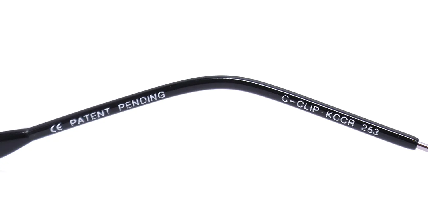 Elite Eyewear C-Clip 253 graph Eyeglasses Graphite 48mm Unisex 9
