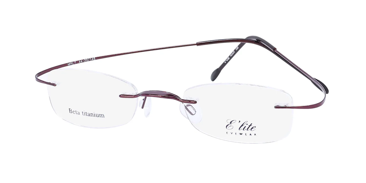 Elite Eyewear C-Clip 158 mrlt Eyeglasses Merlot 44mm Unisex 2