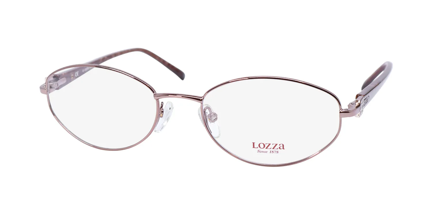 Lozza Vl2167s 0scl Eyeglasses Brown 53mm
