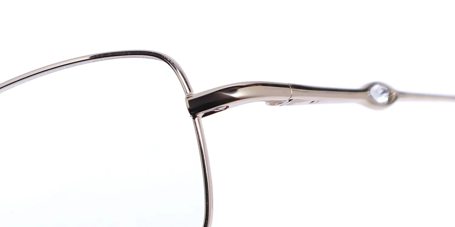 Lozza Vl1487s 300 Eyeglasses Light Yellow Gold 50mm 6