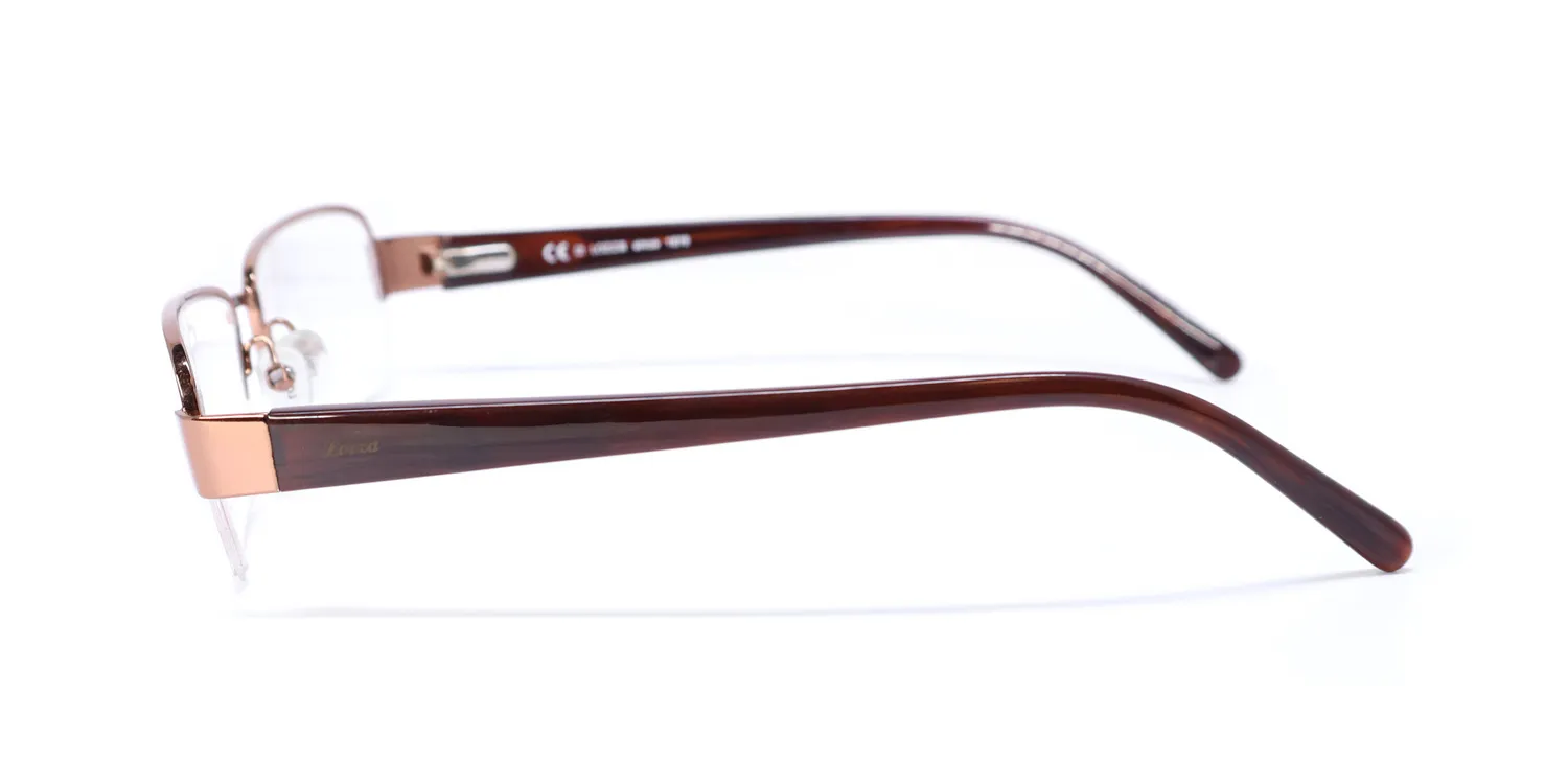 Lozza Vl2126 0r72 Eyeglasses Brown 52mm 4