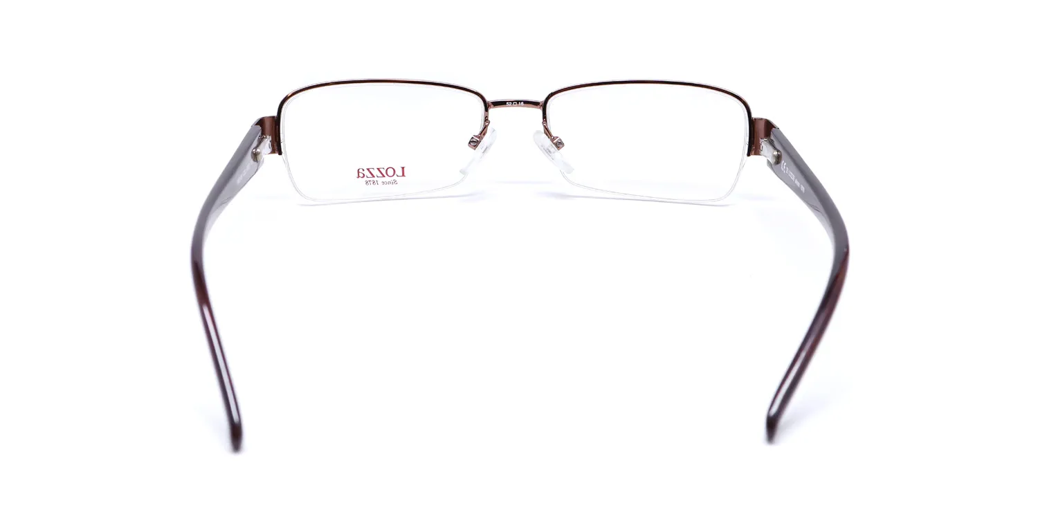 Lozza Vl2126 0r72 Eyeglasses Brown 52mm 5