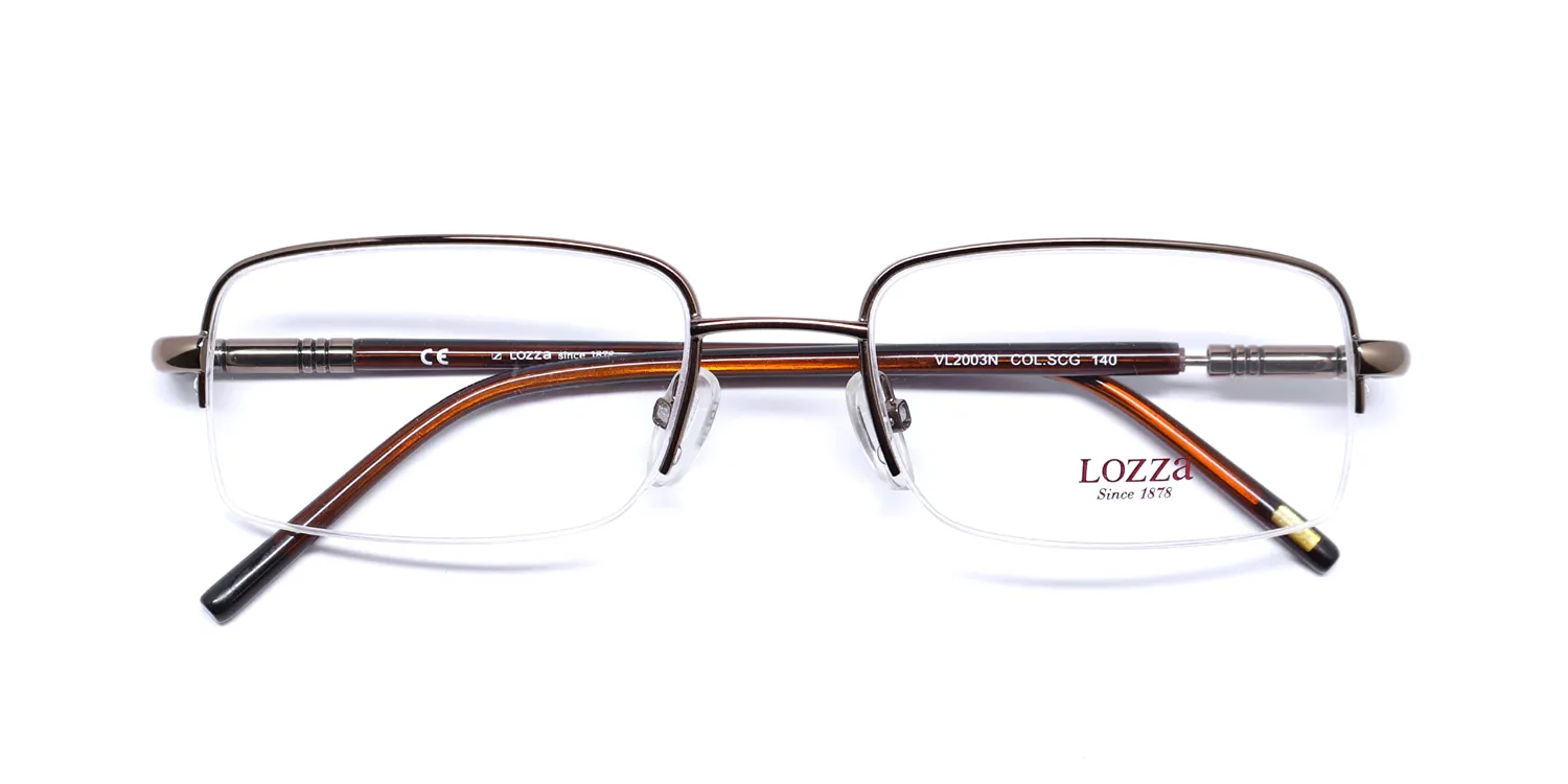 Lozza Vl2003n scg Eyeglasses Brown 54mm 2