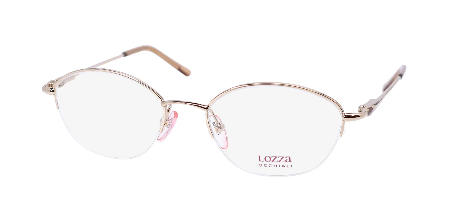 Lozza Vl1409 300 Eyeglasses Gold 50mm