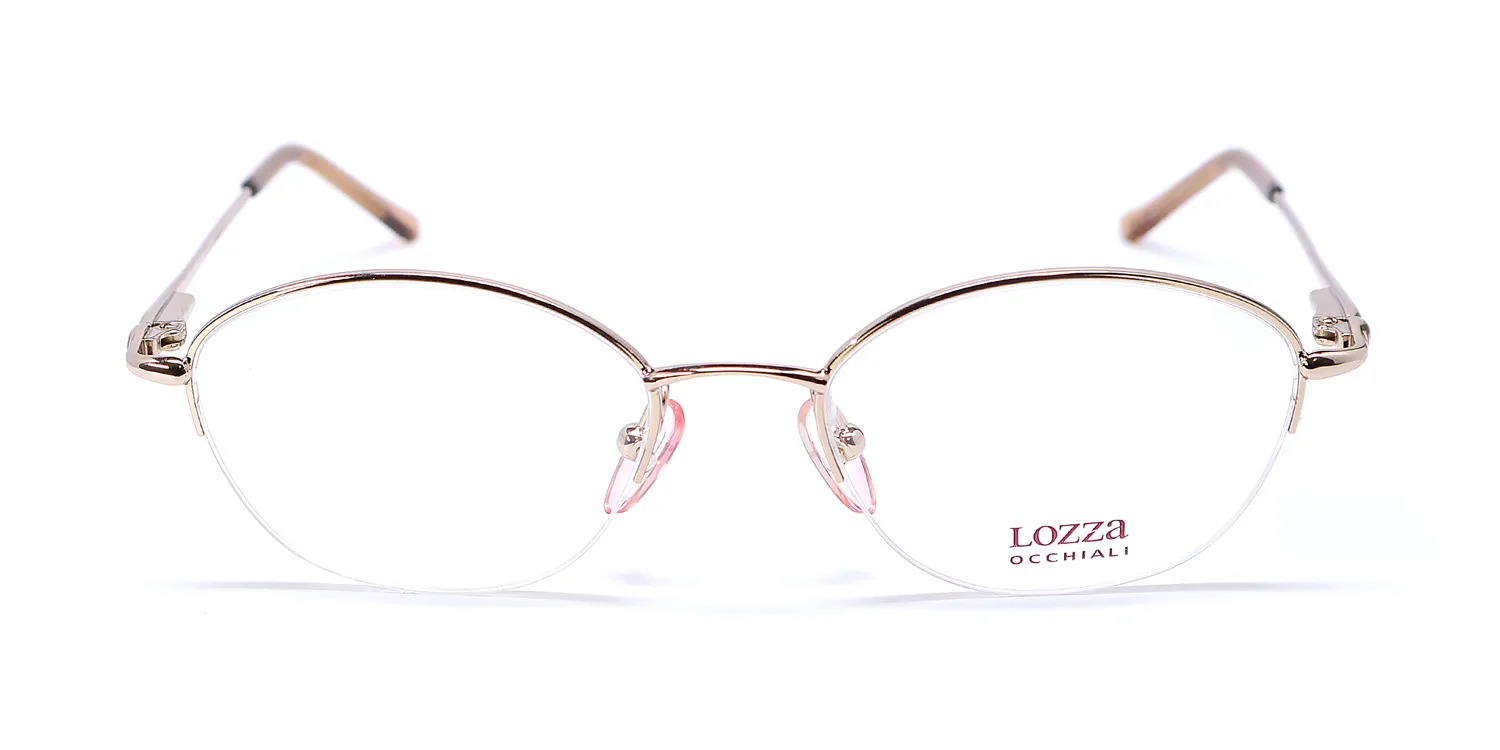Lozza Vl1409 300 Eyeglasses Gold 50mm 3