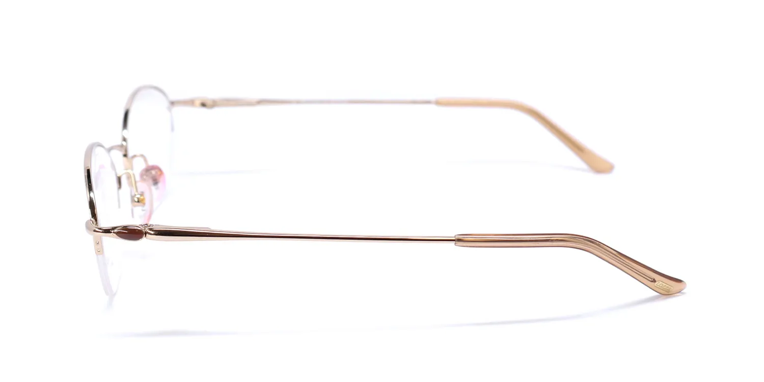 Lozza Vl1409 300 Eyeglasses Gold 50mm 4
