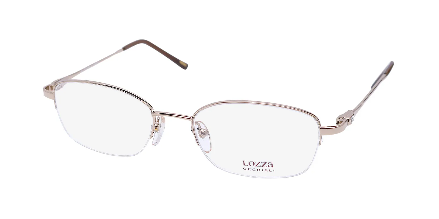 Lozza Vl1461s 300 Eyeglasses Yellow Gold 51mm