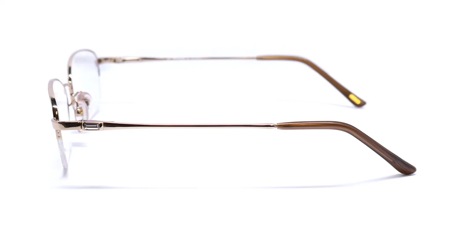 Lozza Vl1461s 300 Eyeglasses Yellow Gold 51mm 4