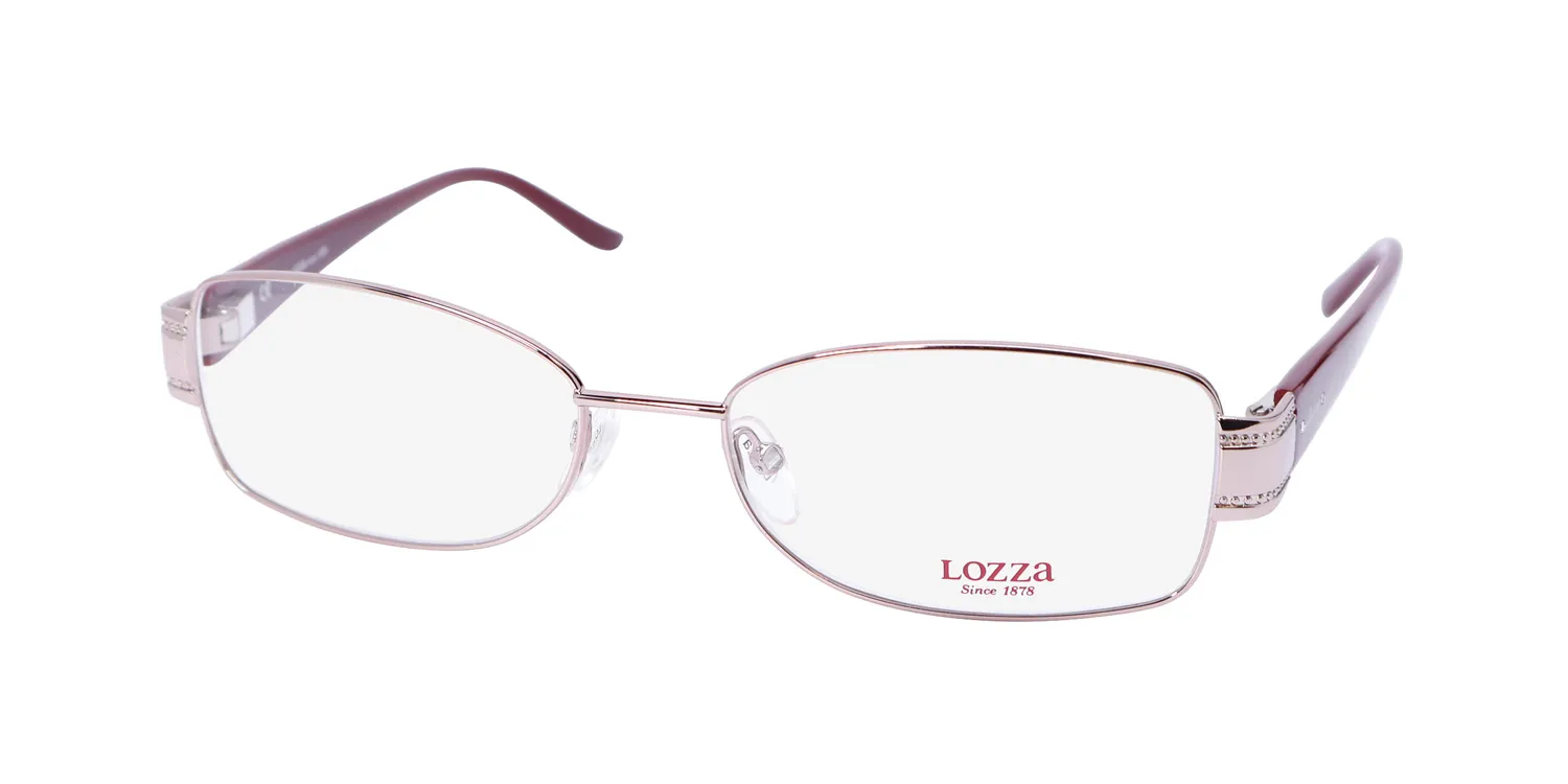 Lozza Vl2125s 0a40 Eyeglasses Gold 55mm