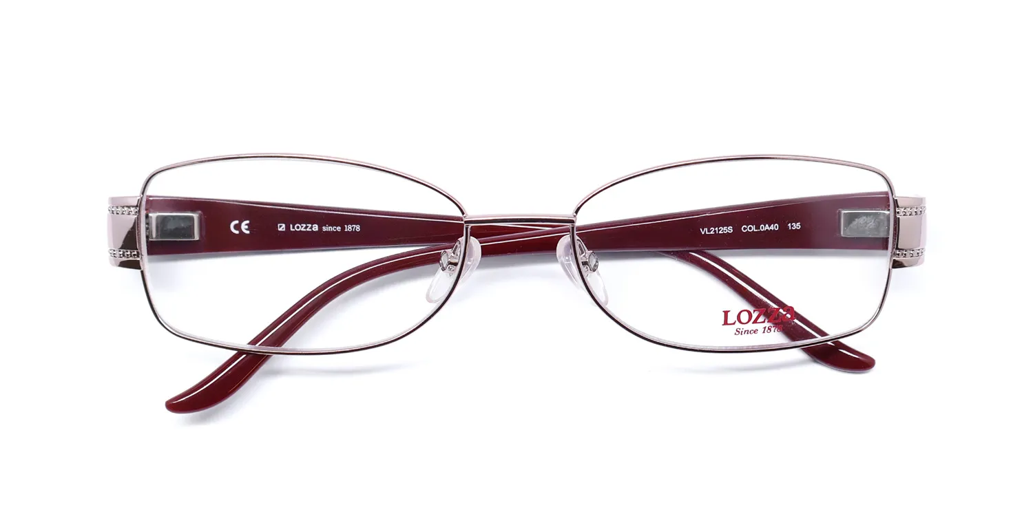 Lozza Vl2125s 0a40 Eyeglasses Gold 55mm 2