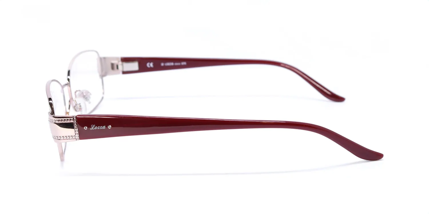 Lozza Vl2125s 0a40 Eyeglasses Gold 55mm 4