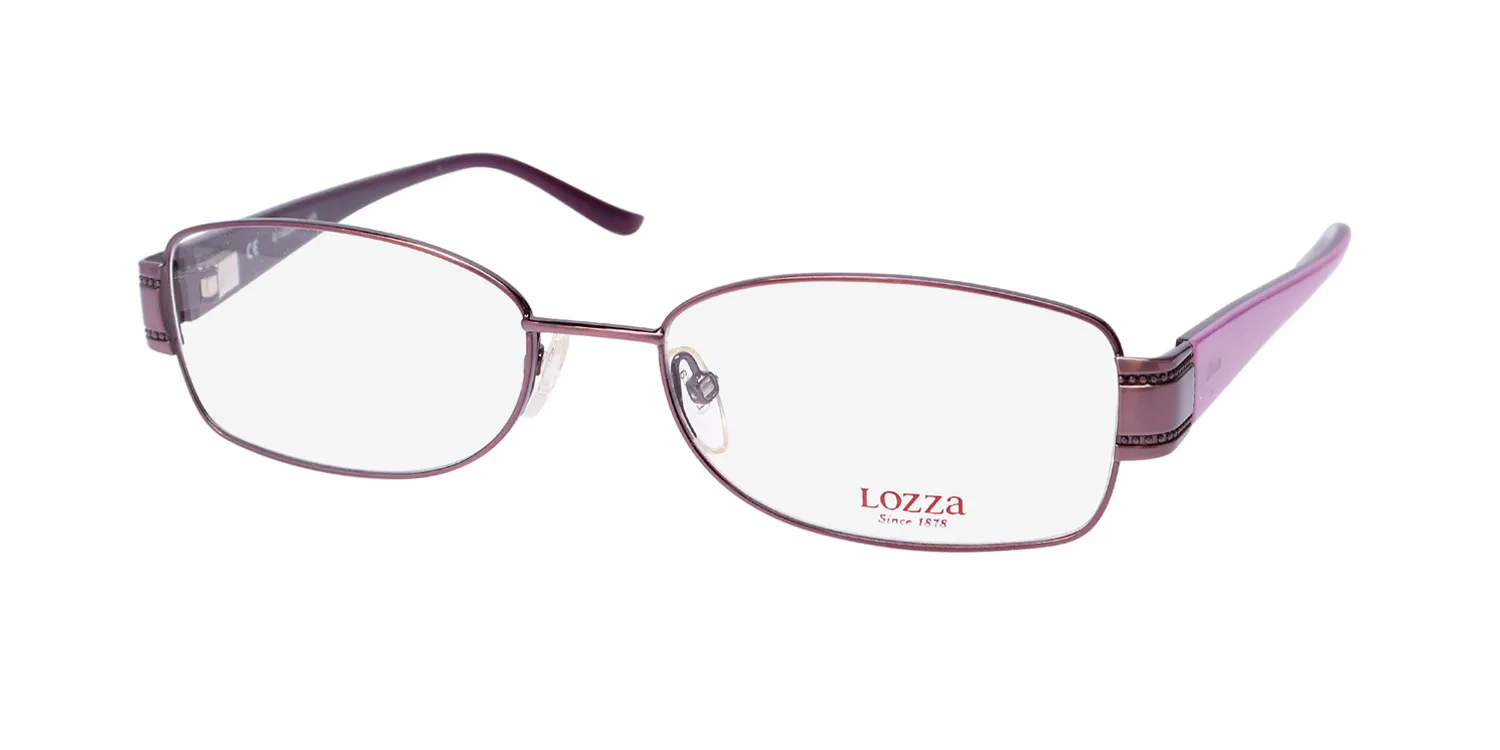 Lozza Vl2125 08np Eyeglasses Purple 55mm