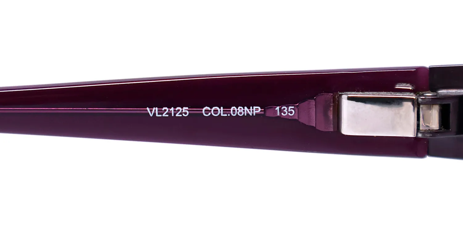 Lozza Vl2125 08np Eyeglasses Purple 55mm 8