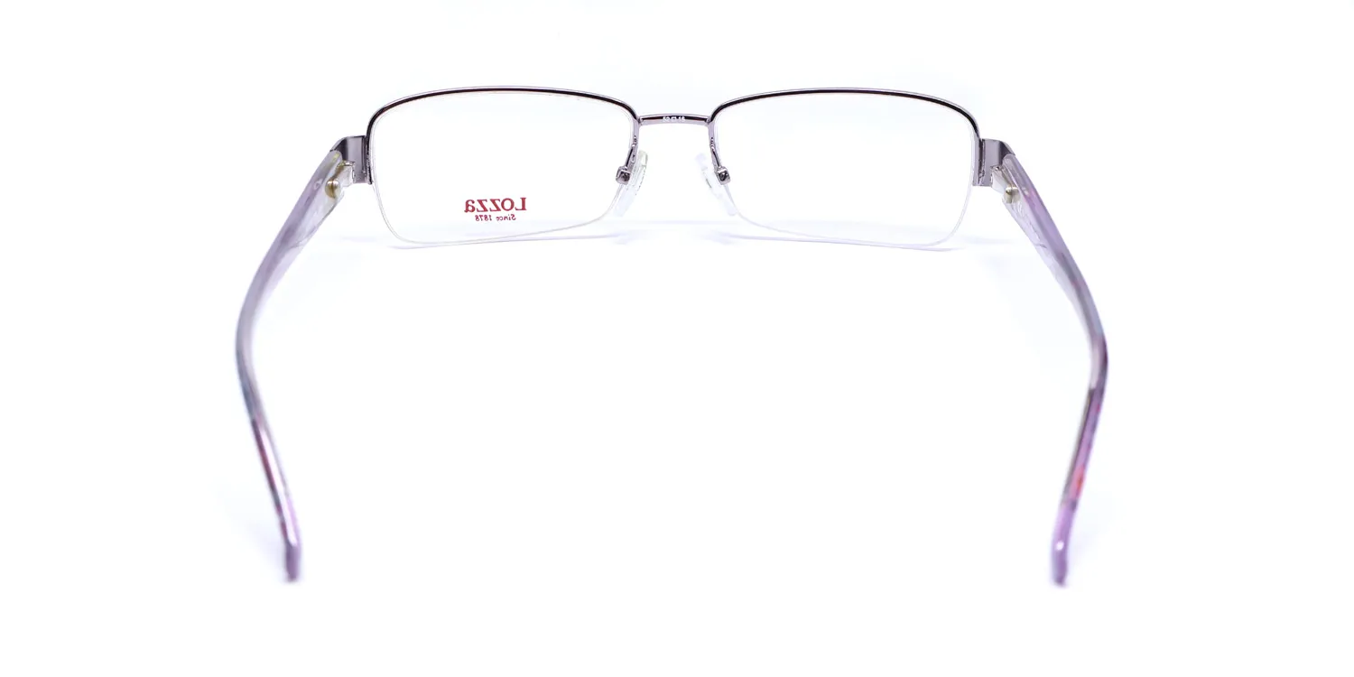 Lozza Vl2126 0a88 Eyeglasses Lilac 52mm 5