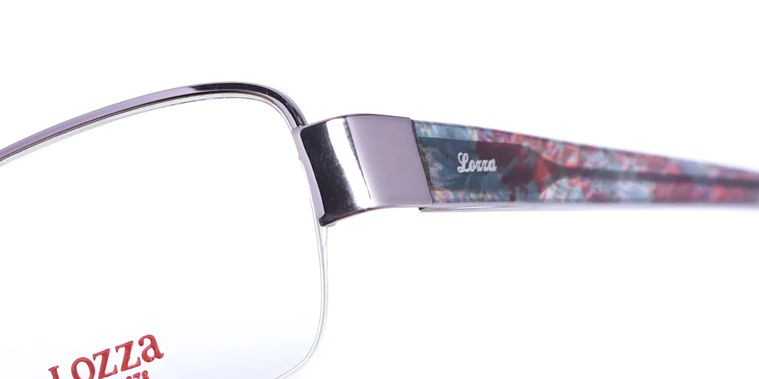 Lozza Vl2126 0a88 Eyeglasses Lilac 52mm 6