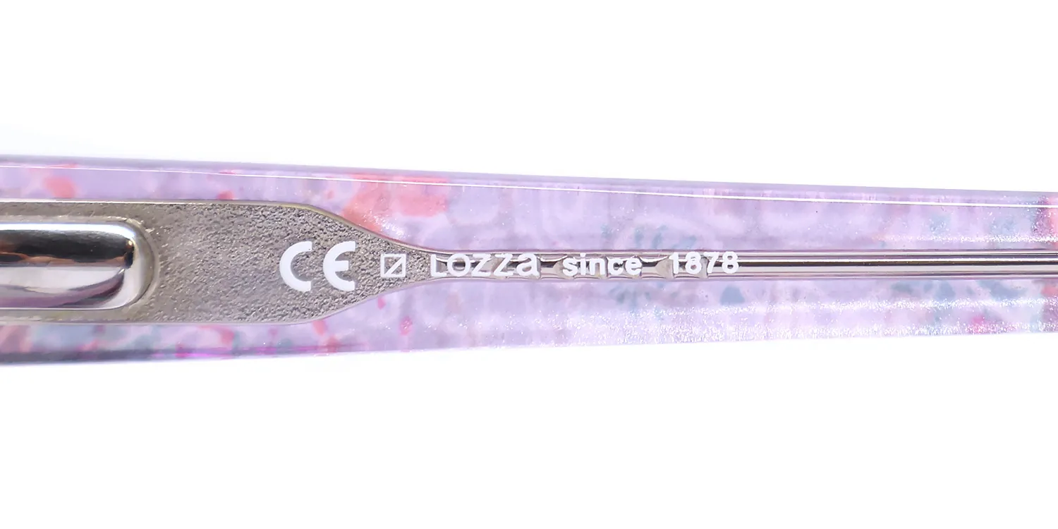 Lozza Vl2126 0a88 Eyeglasses Lilac 52mm 7