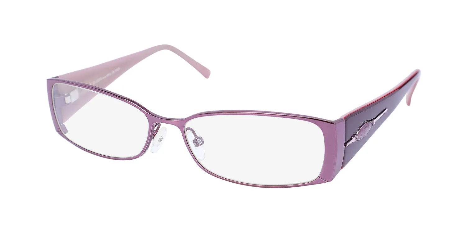 Lozza Vl2064 Marigold 08e6 Eyeglasses Shiny Pink 54mm