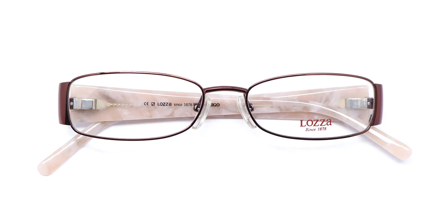 Lozza Vl2067 Kristen 0228 Eyeglasses Brown 52mm 2