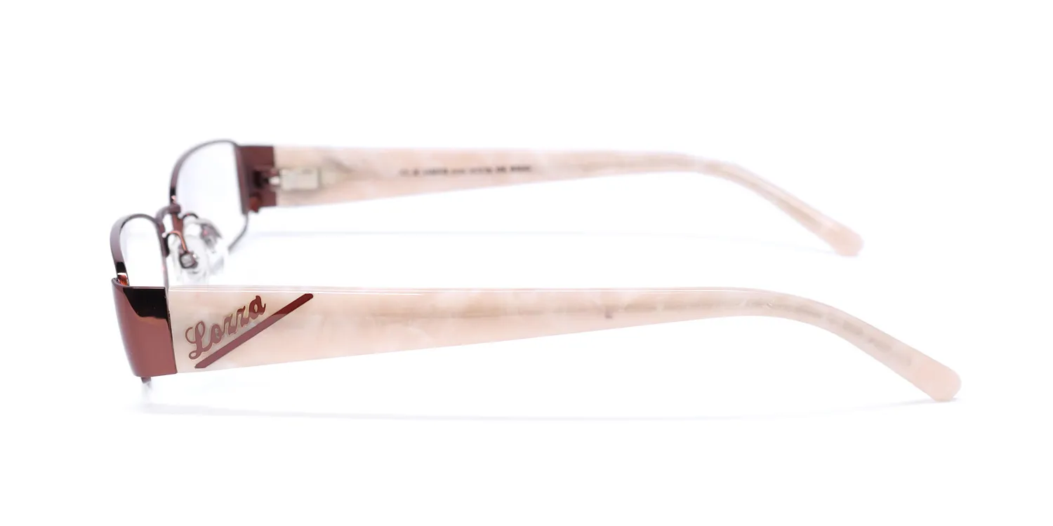 Lozza Vl2067 Kristen 0228 Eyeglasses Brown 52mm 4
