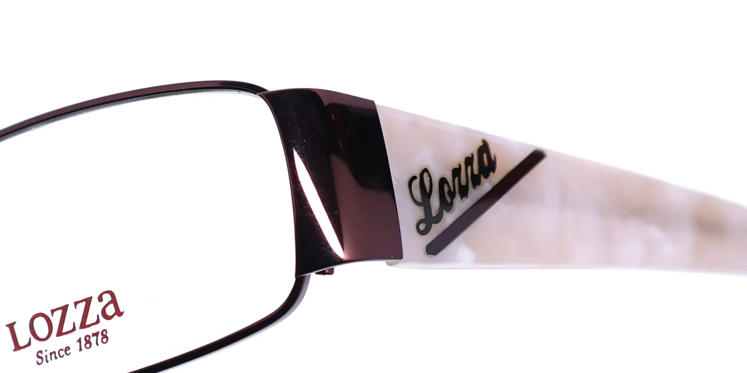 Lozza Vl2067 Kristen 0228 Eyeglasses Brown 52mm 6