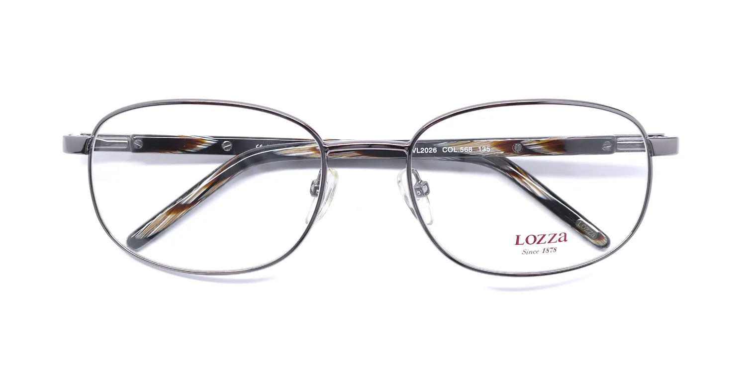 Lozza Vl2026 568 Eyeglasses Gunmetal 56mm 2