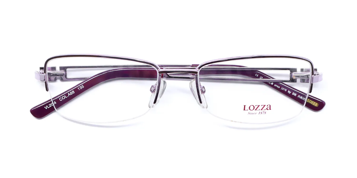Lozza Vl2024 a88 Eyeglasses Lilac 51mm 2