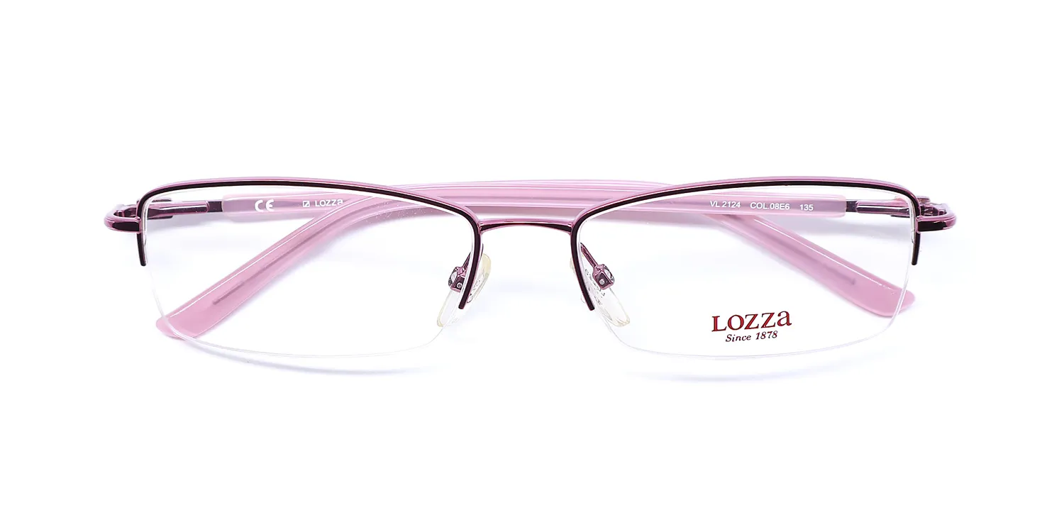 Lozza Vl2124 08e6 Eyeglasses Purple 54mm 2