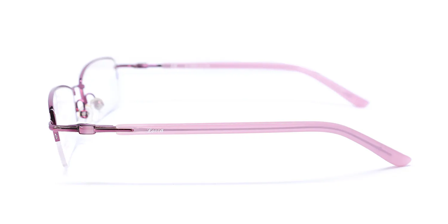 Lozza Vl2124 08e6 Eyeglasses Purple 54mm 4