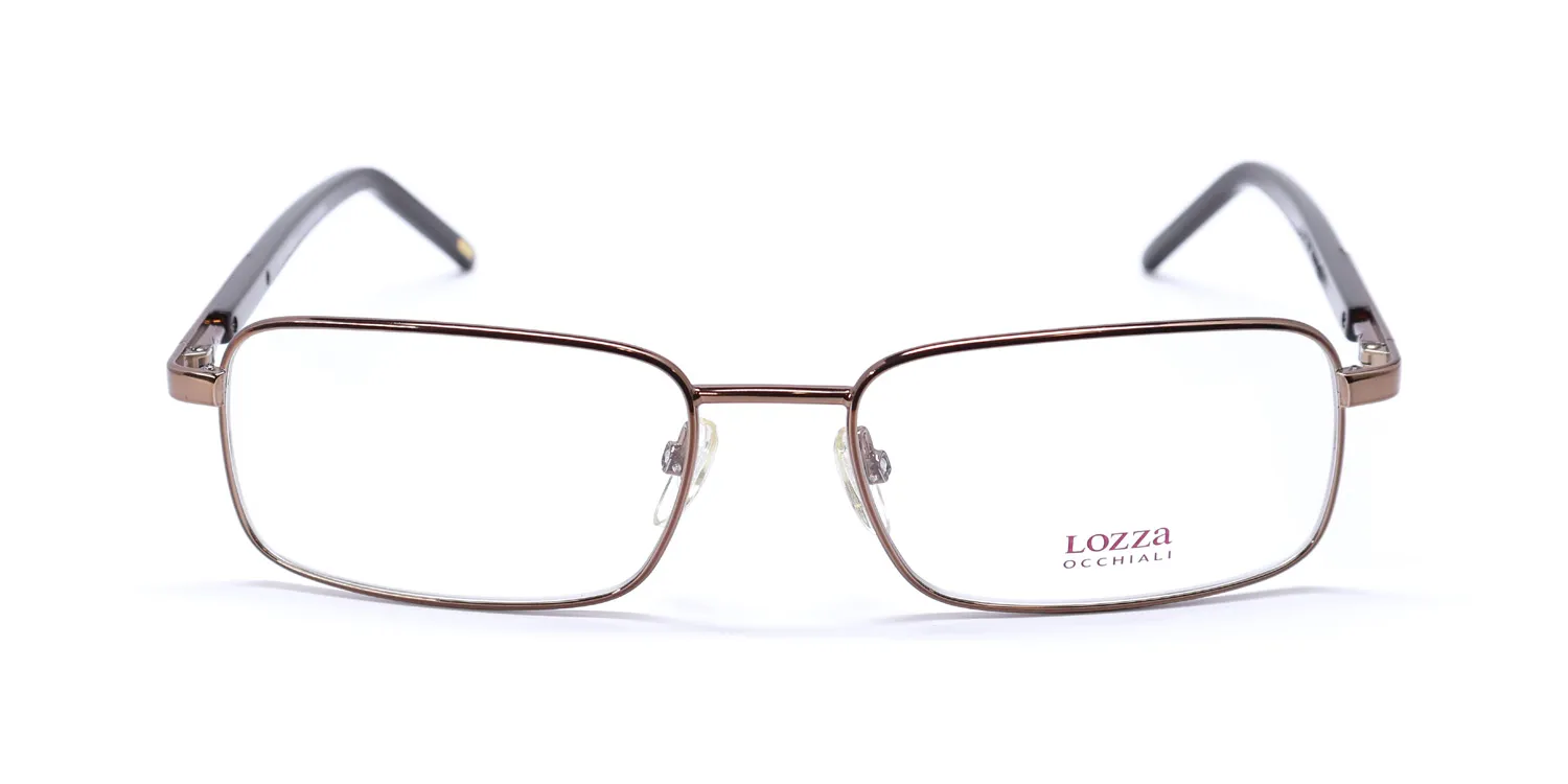 Lozza Vl2025 r80 Eyeglasses Brown 57mm 3