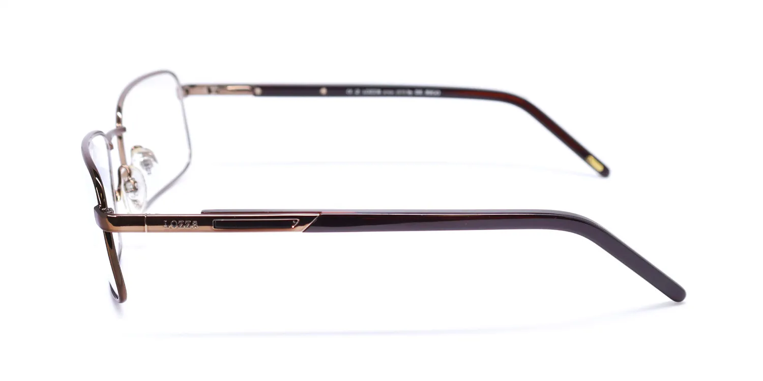 Lozza Vl2025 r80 Eyeglasses Brown 57mm 4