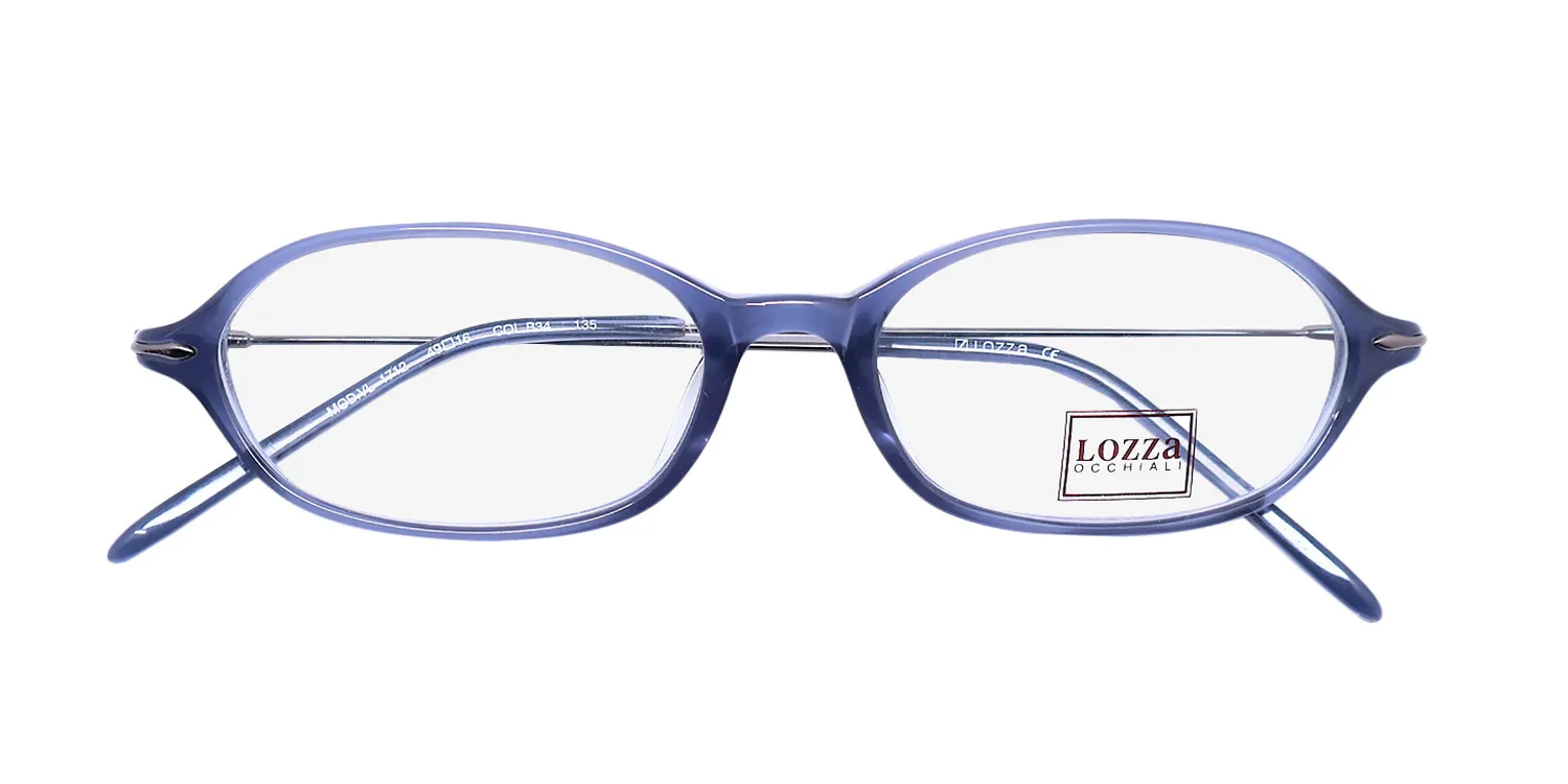 Lozza Vl1712 b34 Eyeglasses Purple Crystal 49mm 2
