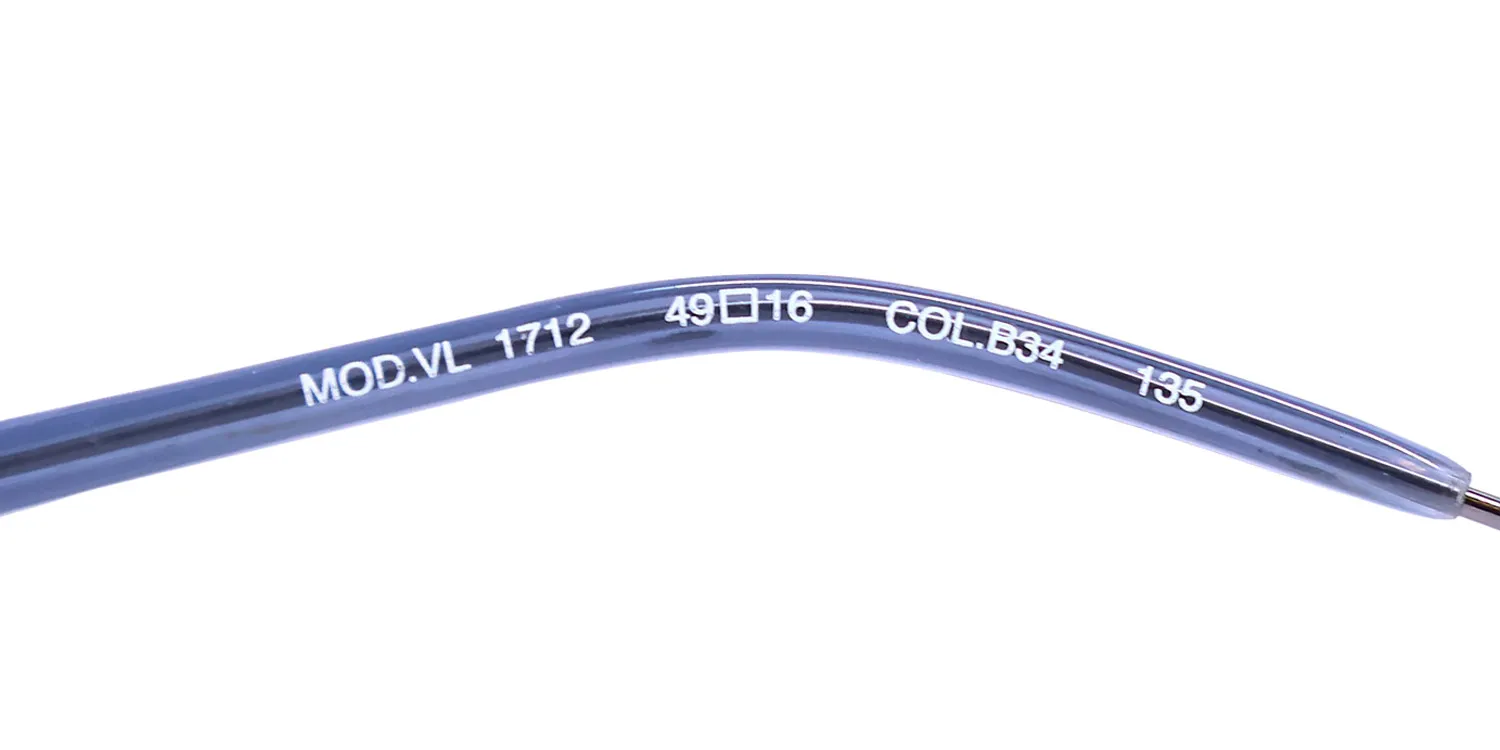Lozza Vl1712 b34 Eyeglasses Purple Crystal 49mm 8