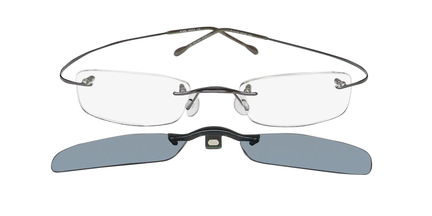 Elite Eyewear C-Clip 256 ptnm Eyeglasses Meadow Pumpkin 45mm Unisex 3