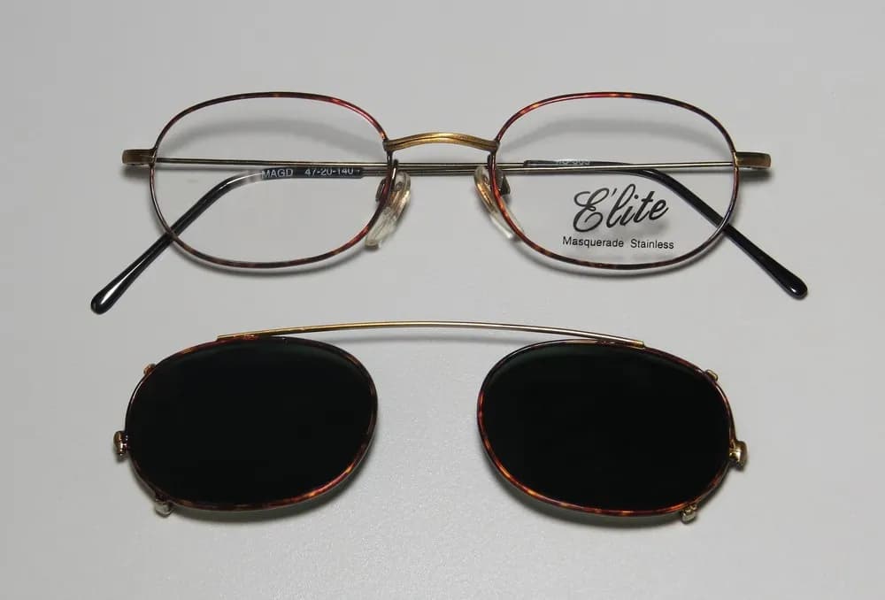 Elite Eyewear Ms-303 magd Eyeglasses Antique Gold 47mm Unisex 3
