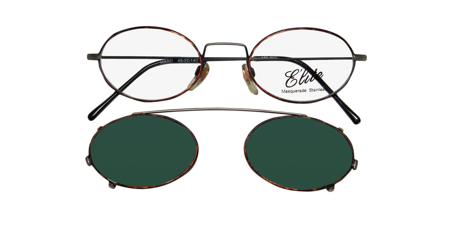 Elite Eyewear Ms-302 masd Eyeglasses Gray 49mm Unisex 2
