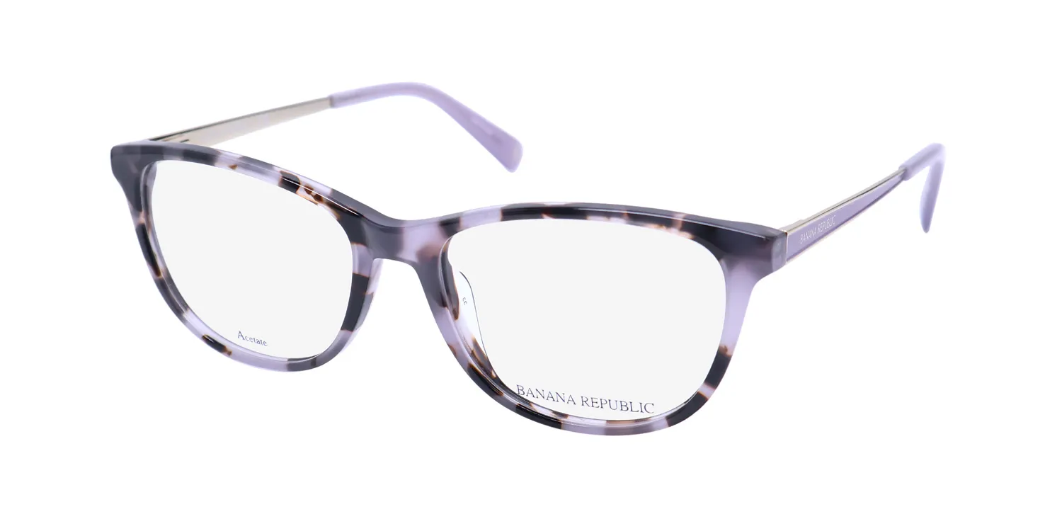 Banana Republic 221 s10 Eyeglasses Purple Tortoise 52mm
