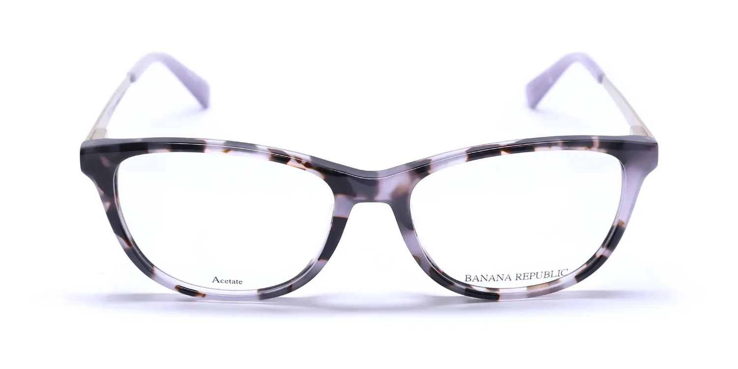 Banana Republic 221 s10 Eyeglasses Purple Tortoise 52mm 3