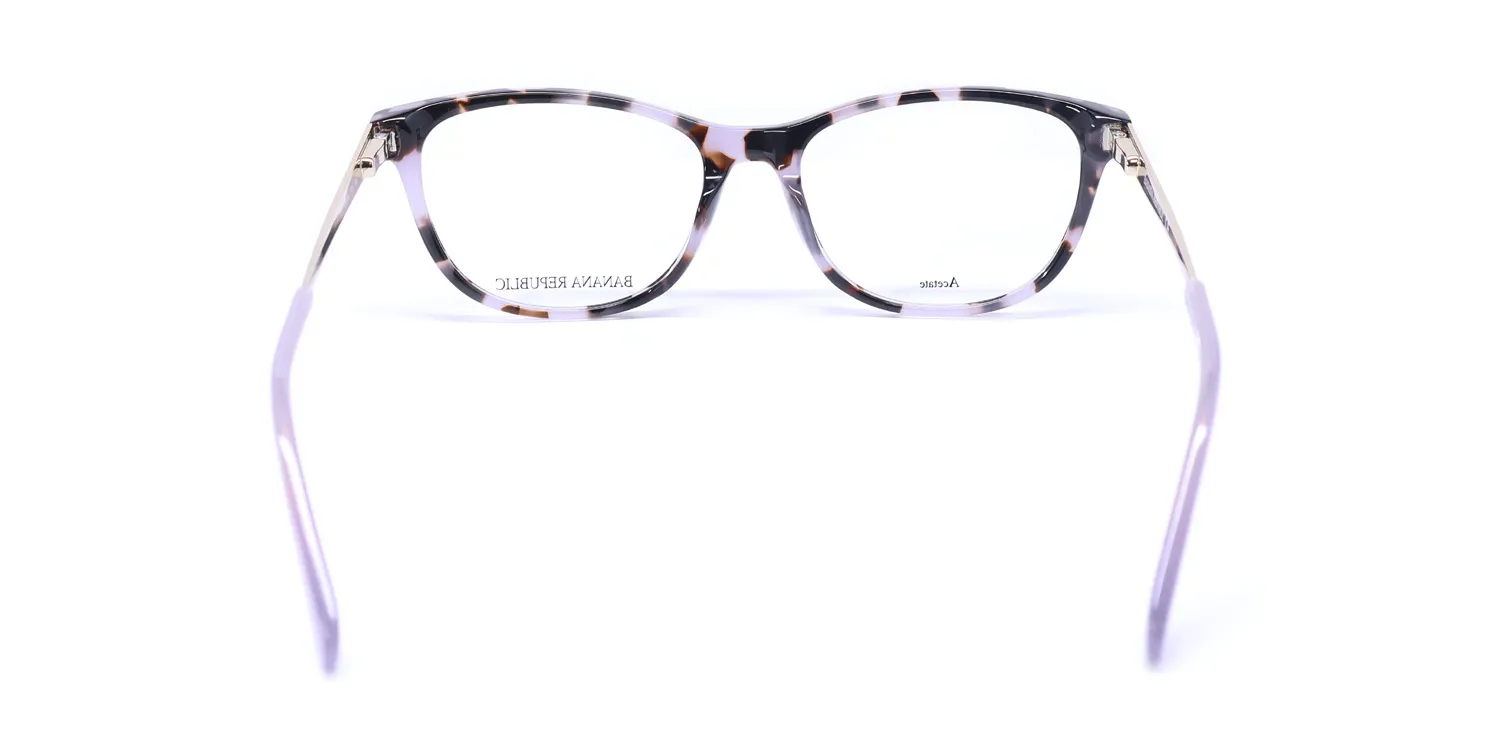 Banana Republic 221 s10 Eyeglasses Purple Tortoise 52mm 5