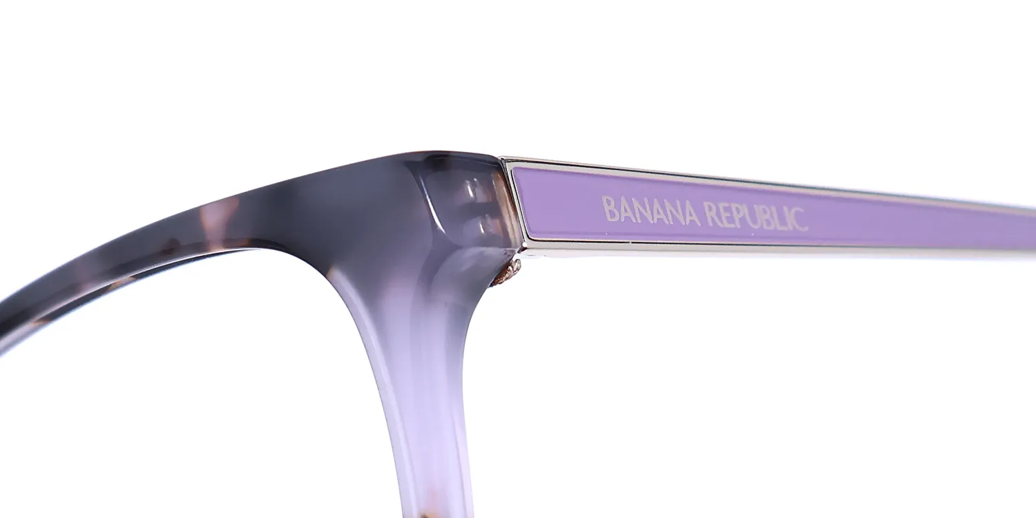 Banana Republic 221 s10 Eyeglasses Purple Tortoise 52mm 6