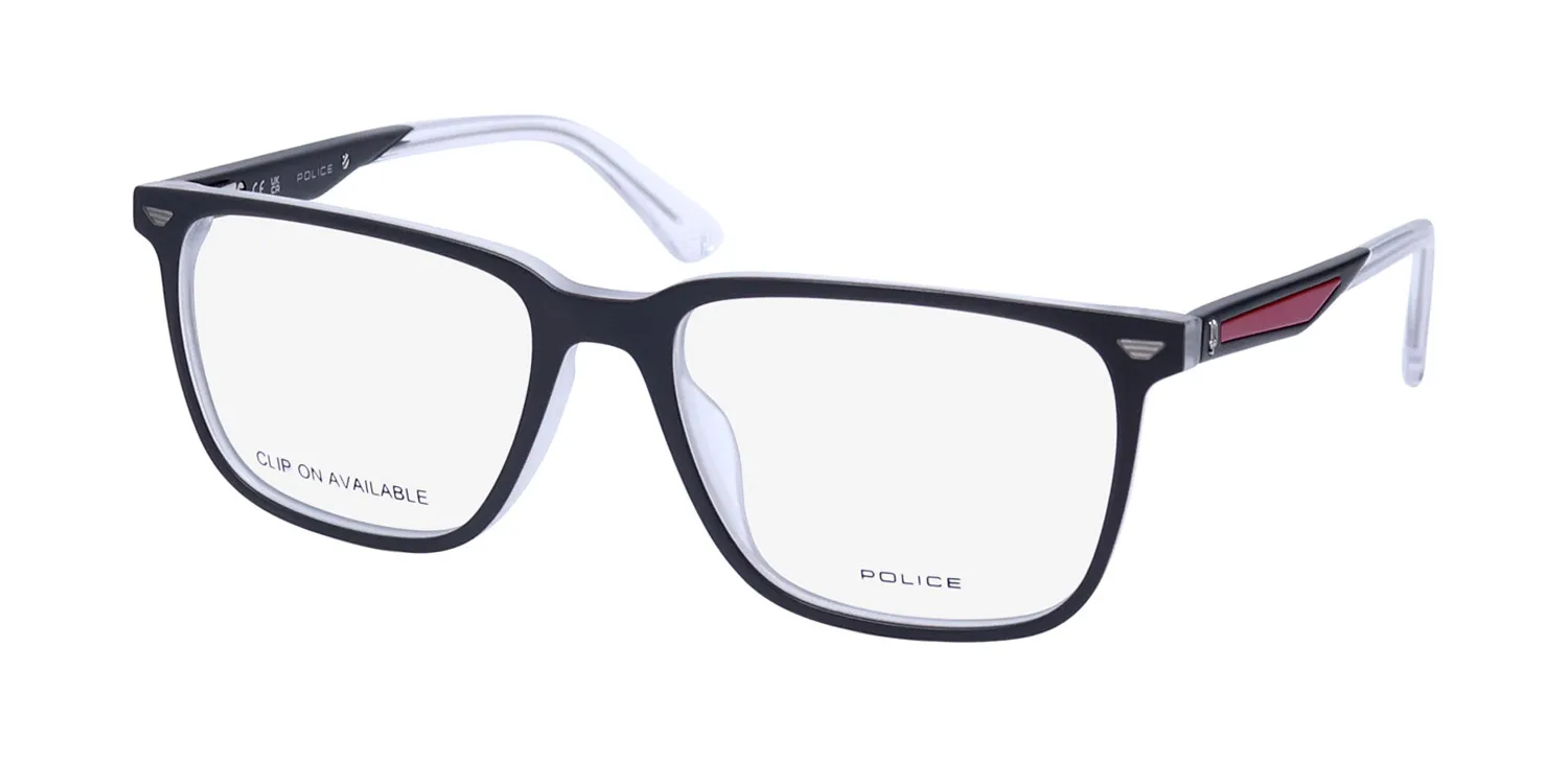 Police Vplf01 Groove 1 06mz Eyeglasses Grey 54mm