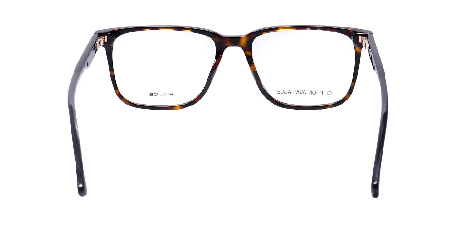 Police Vplf01 Groove 1 0722 Eyeglasses Dark Havana 54mm 5