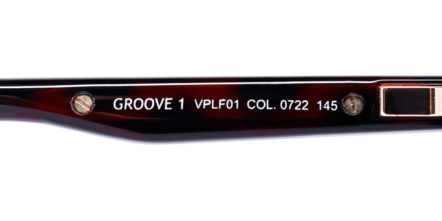 Police Vplf01 Groove 1 0722 Eyeglasses Dark Havana 54mm 8
